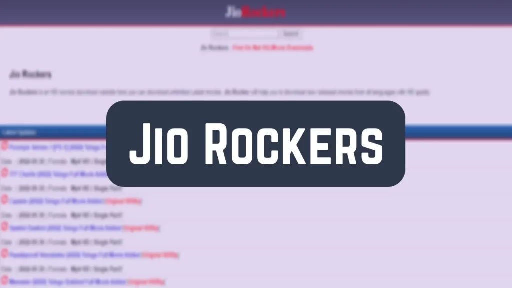 Jio Rockers Free Telugu, Tamil Movies Download in 2022