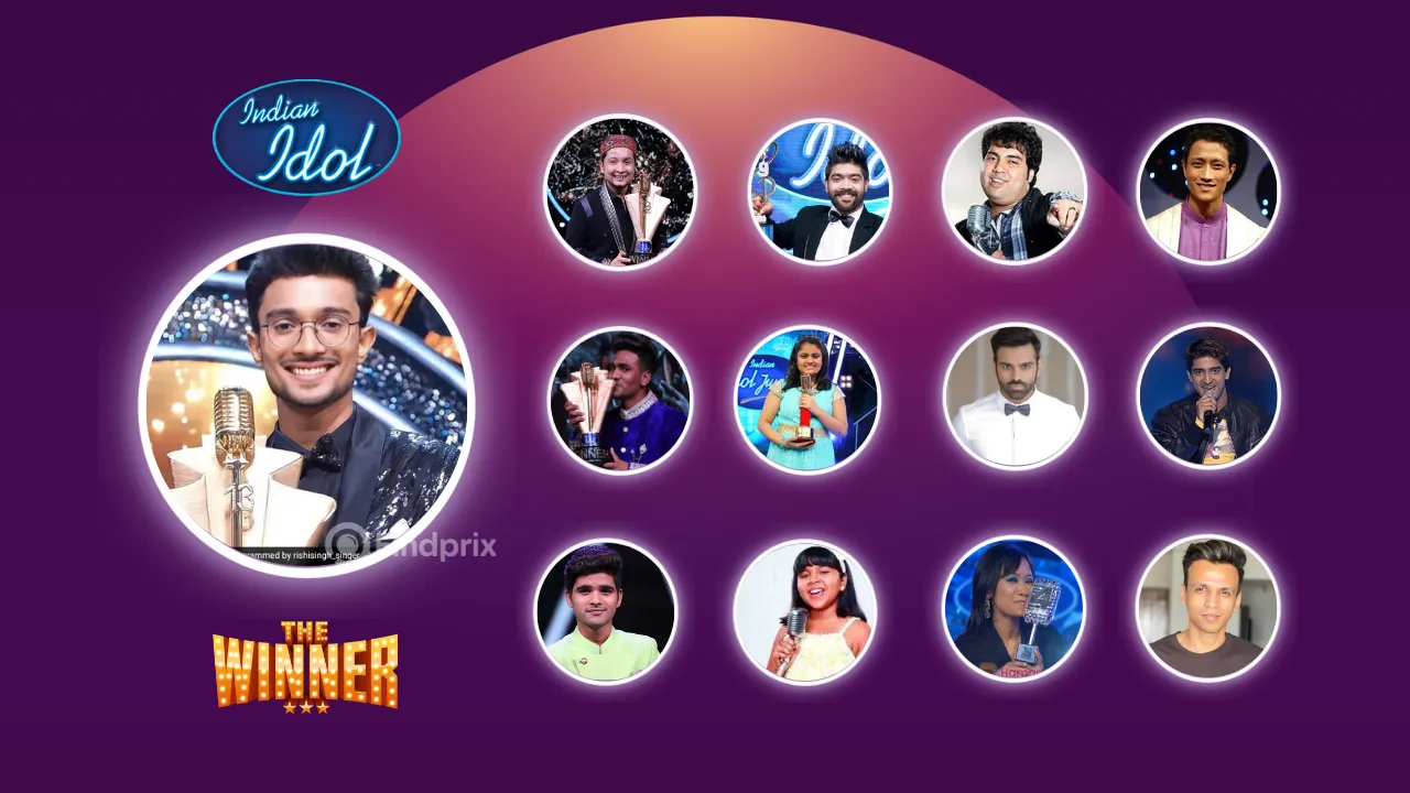 Complete Indian Idol Winners List from Season 1 to 13 in 2023